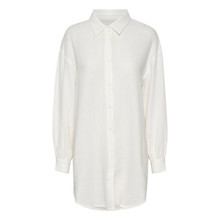 My Essential Wardrobe Bright White Alma Long Shirt
