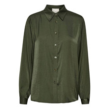 My Essential Wardrobe Deep Green Hilo Shirt 