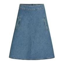 Mads Nørgaard Vintage Blue Stelly Skirt Organic Blue