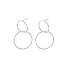 Pernille Corydon Silver Double Twisted Earrings
