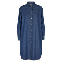 Basic Apparel Mid Blue Bluebell Shirt Dress