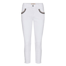Mos Mosh Naomi Shade White Jeans Cropped