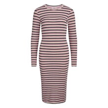Mads Nørgaard 5x5 Lurex Stripe Pink Lavender Duba Dress 