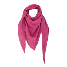 Rosas Pink Triangle Scarf Cashmere