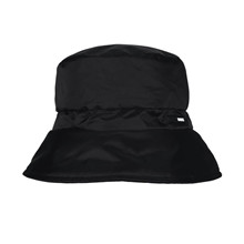 Rains Black Padded Nylon Bucket Hat