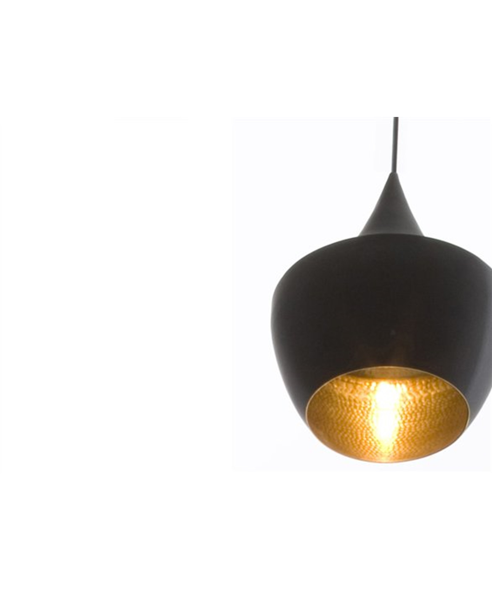 Beat Light Fat Pendant Black Tom Dixon