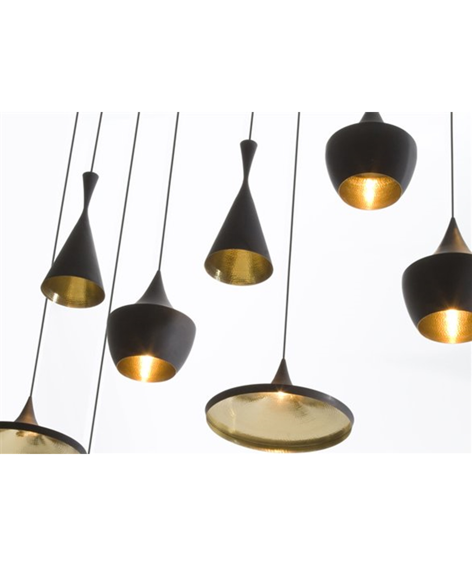 Beat Light Fat Pendant Black Tom Dixon