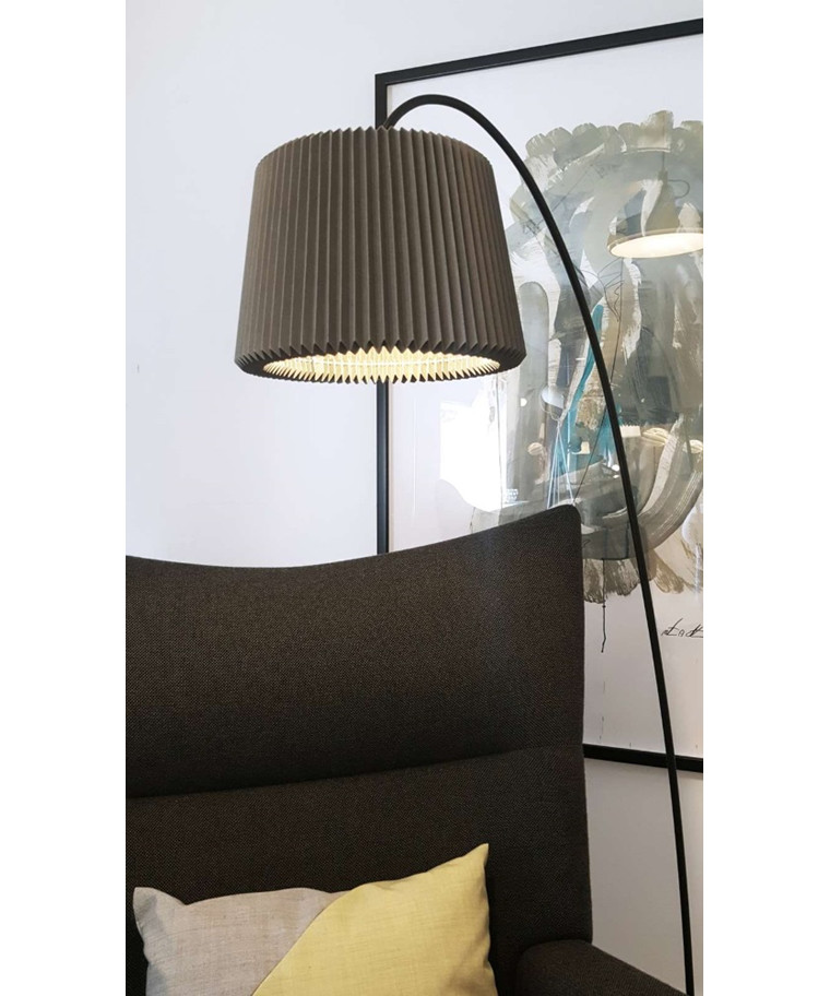 Snowdrop 320 Floor Lamp Anthracite Grey Le Klint Snowdrop 320 Floor Lamp Anthracite Grey
