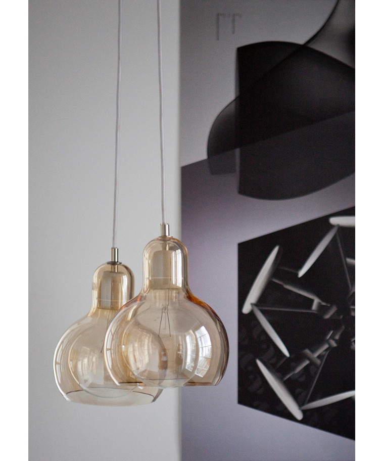 Mega Bulb Sr2 Pendant Gold With Clear Pvc Cable Tradition - Mega Bulb Pendant Light