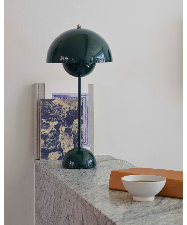 Flowerpot Vp3 Table Lamp Light Blue Tradition Flowerpot Vp3 Table Lamp Light Blue, Flower Pot Lamp