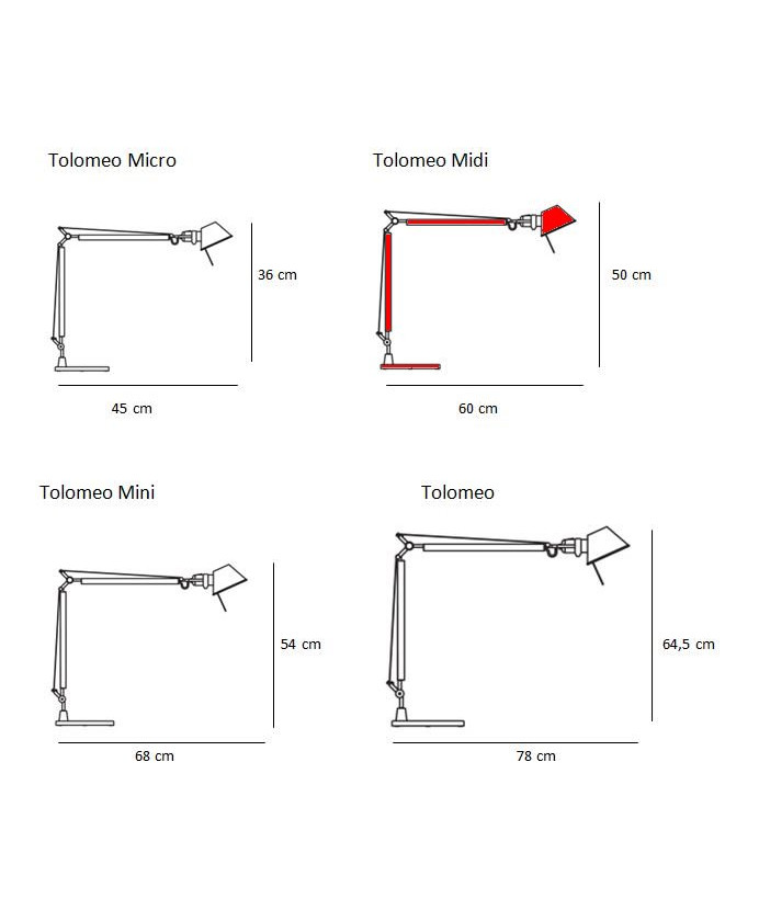 tolomeo midi table