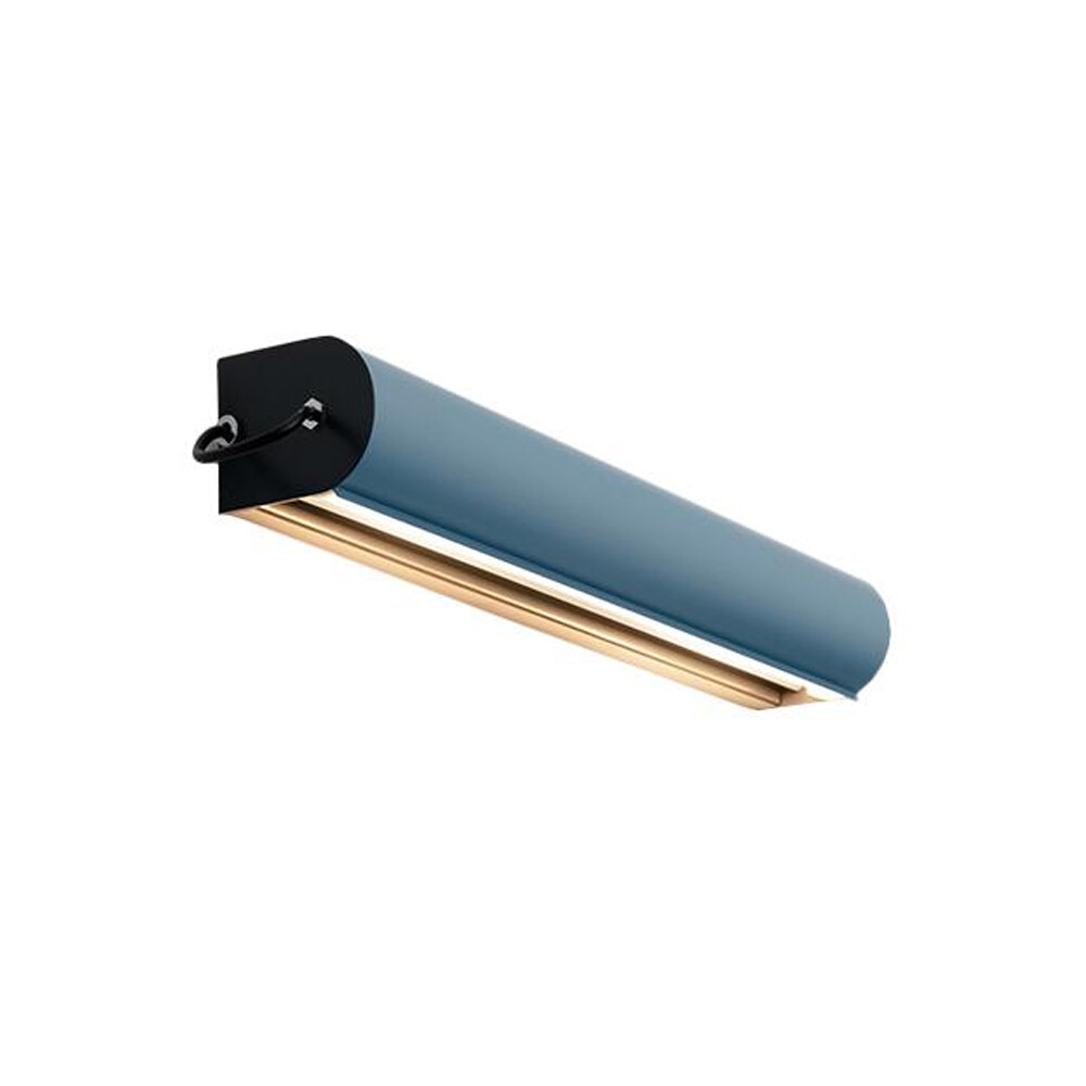 Nemo Lighting - Applique Cylindrique Longue Wandlamp Anthracite Grey/Light Blue