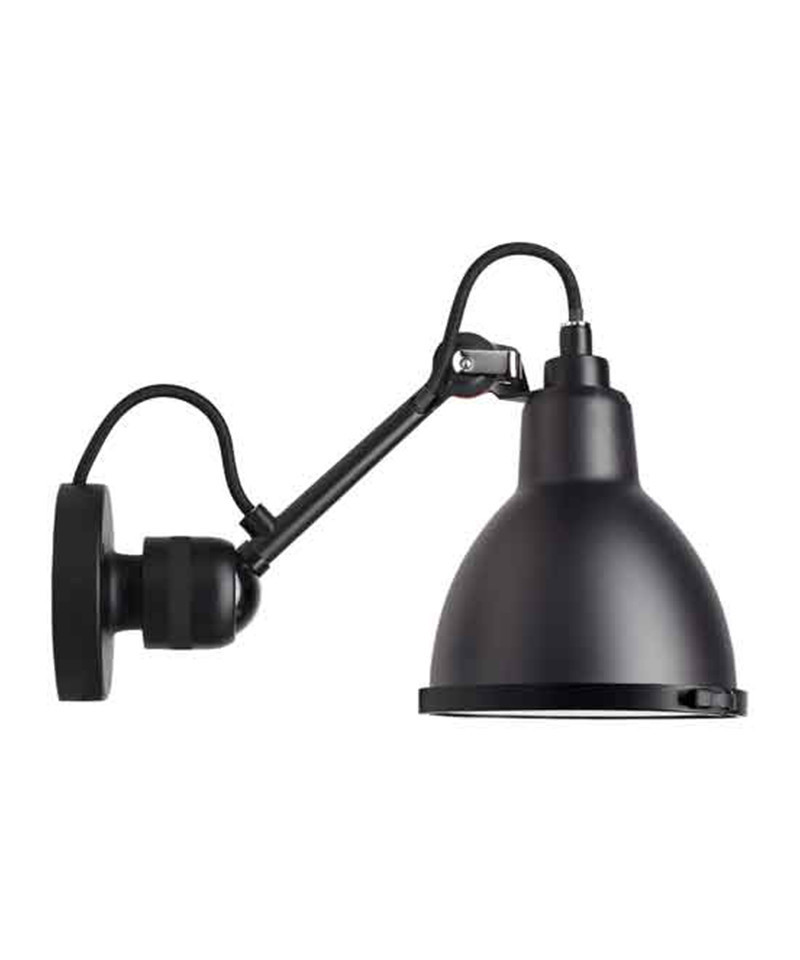 DCW - 304 Classic Outdoor Seaside Wandlamp Zwart Lampe Gras