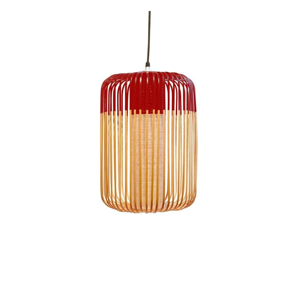 Forestier - Bamboo Hanglamp L Red