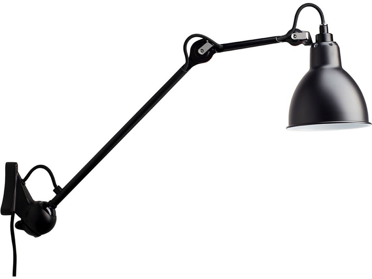 DCW - 222 Wandlamp Zwart/Zwart Lampe Gras