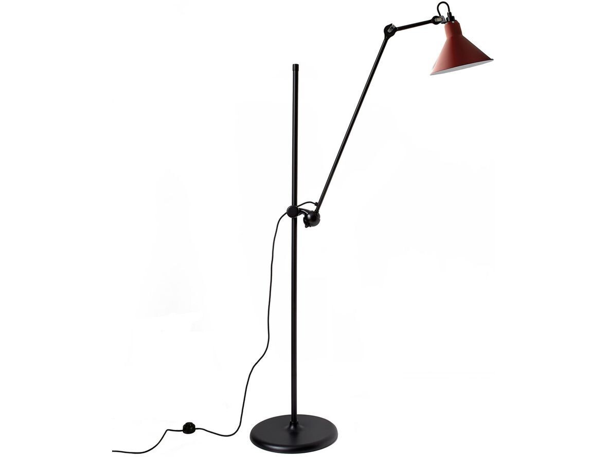 DCW - 215 VloerLamp Rood Lampe Gras