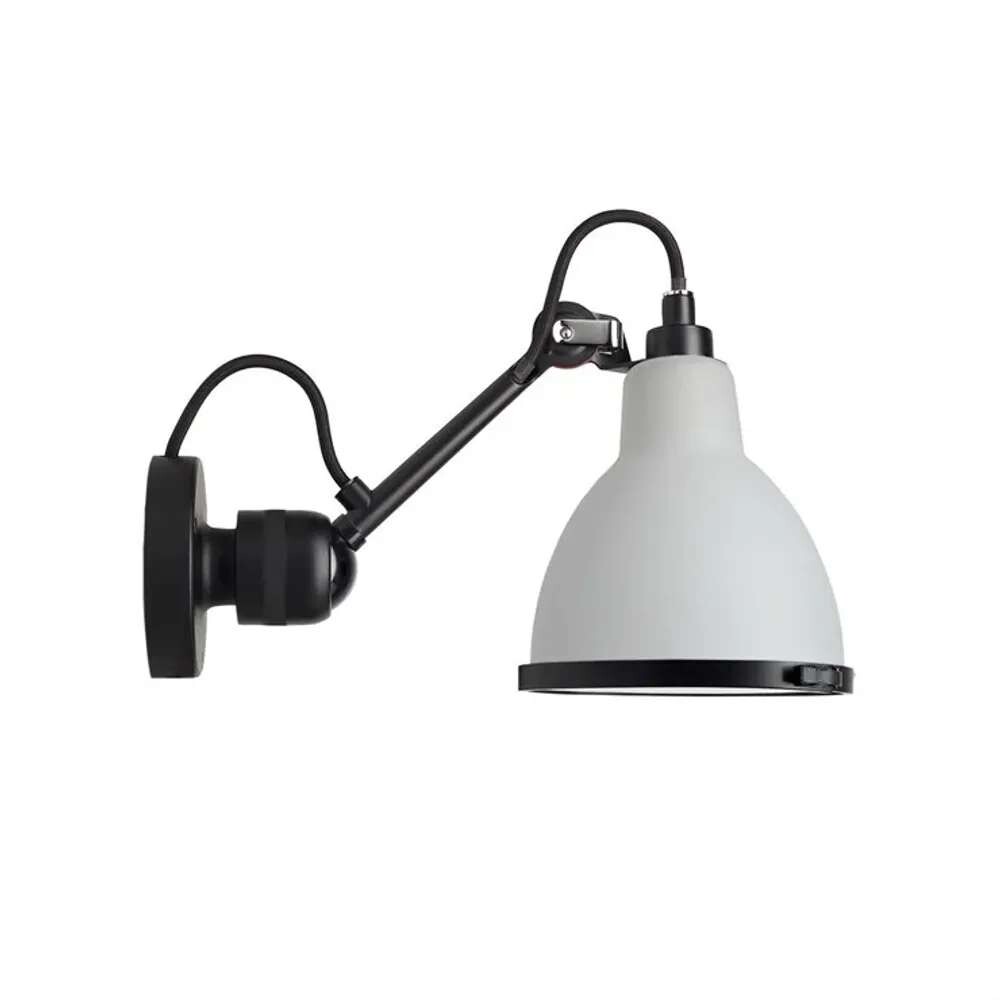 DCW - 304 Bathroom Wandlamp Wit/Zwart/Polycarbonaat Lampe Gras