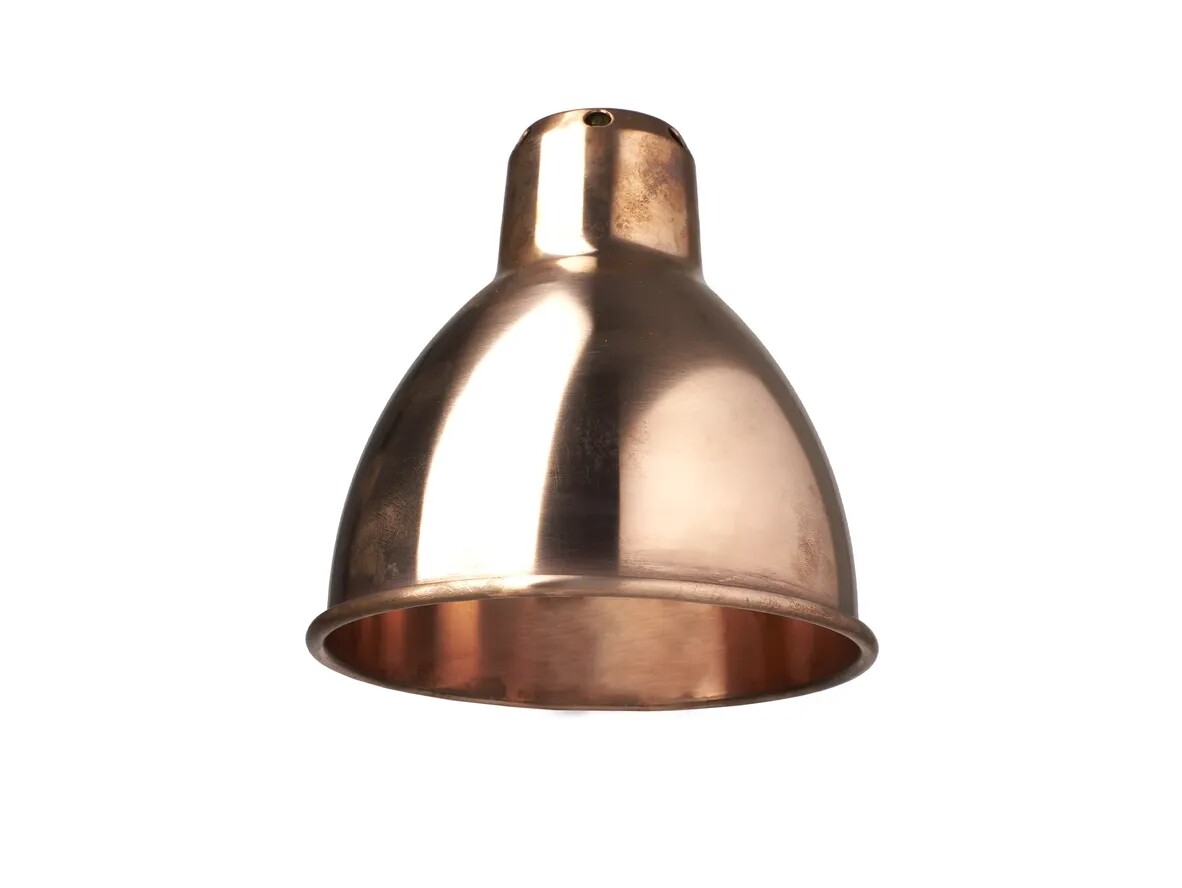 DCW - Scherm Classic Round Ø140 Raw Copper Lampe Gras