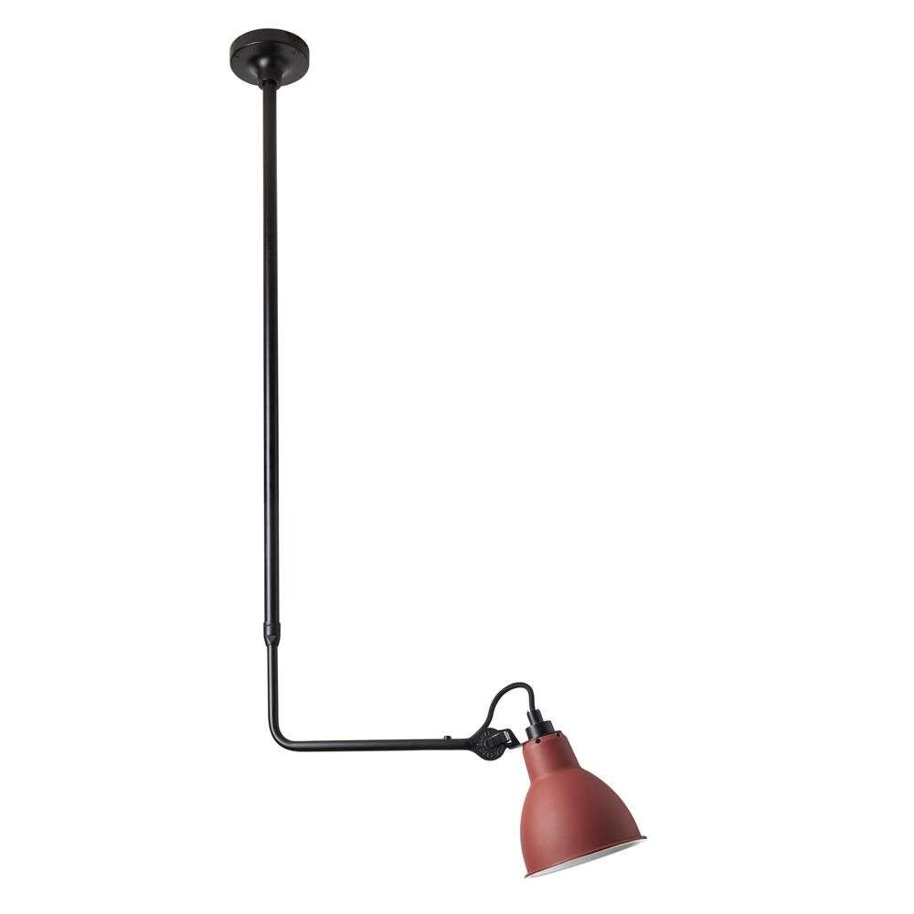 DCW - 313 Plafondlamp Black/Red Lampe Gras