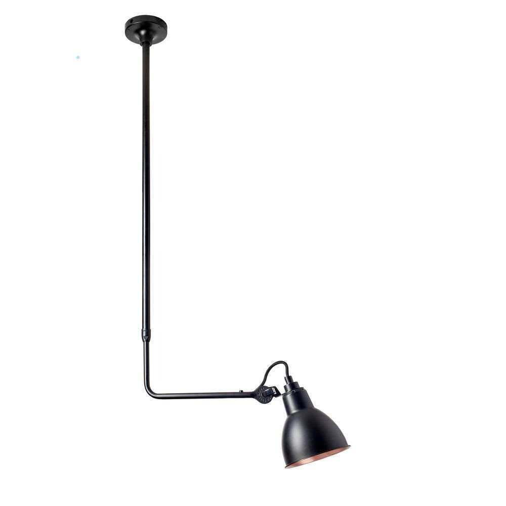 DCW - 313 Plafondlamp Black/Black/Copper Lampe Gras