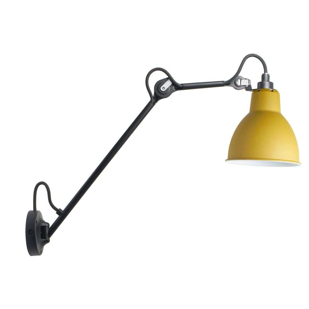 DCW - 122 Wandlamp Zwart/Yellow Lampe Gras