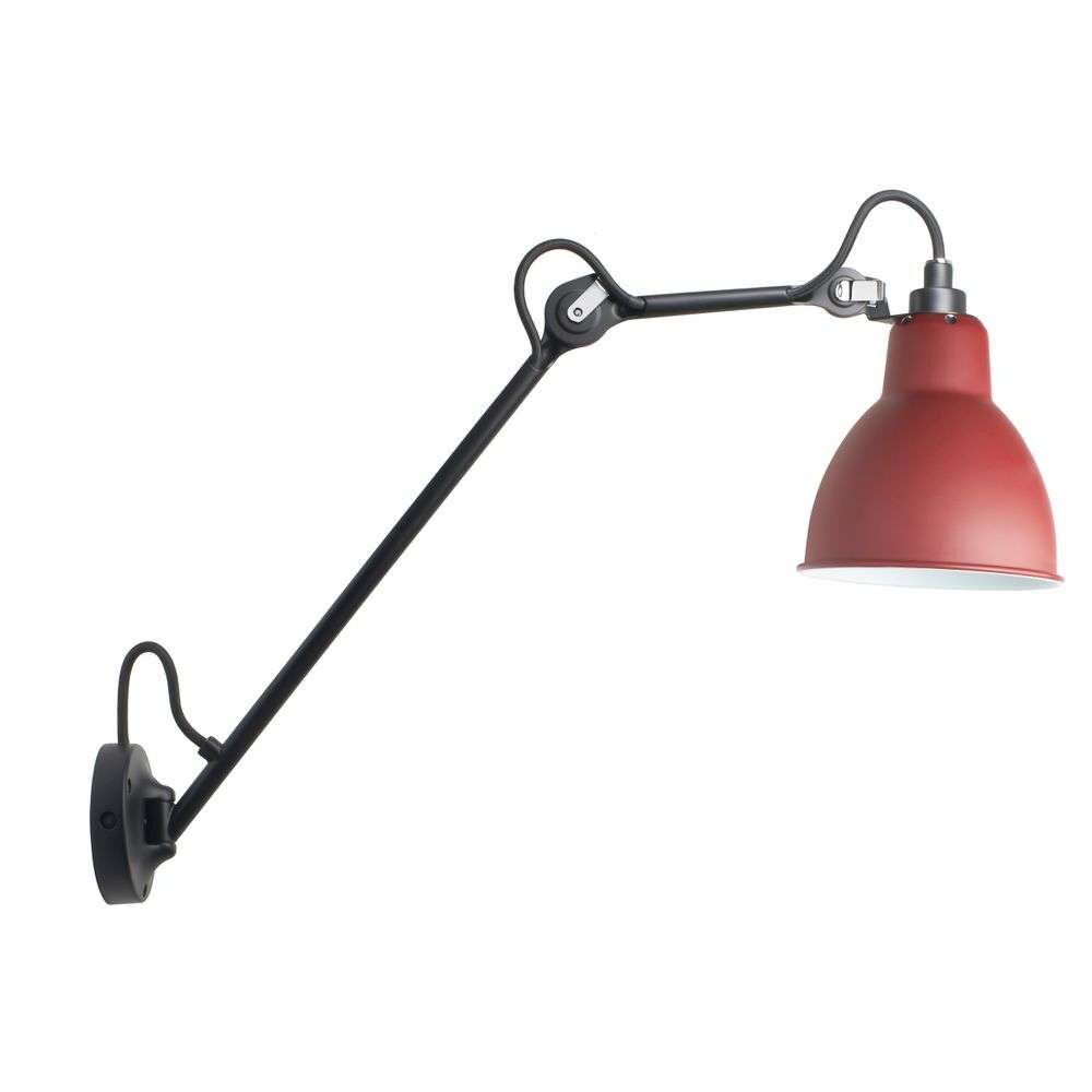 DCW - 122 Wandlamp Zwart/Rood Lampe Gras