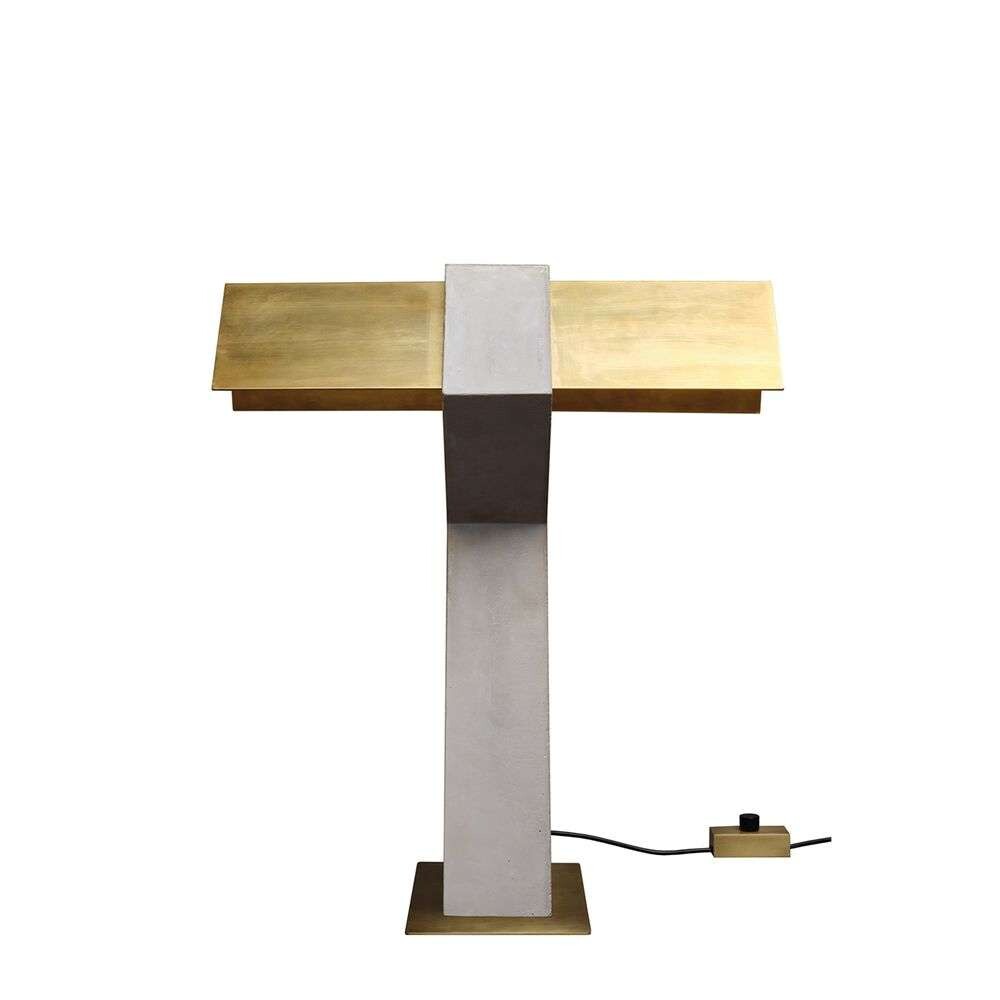 DCW - Tau Tafellamp Brass/Concrete