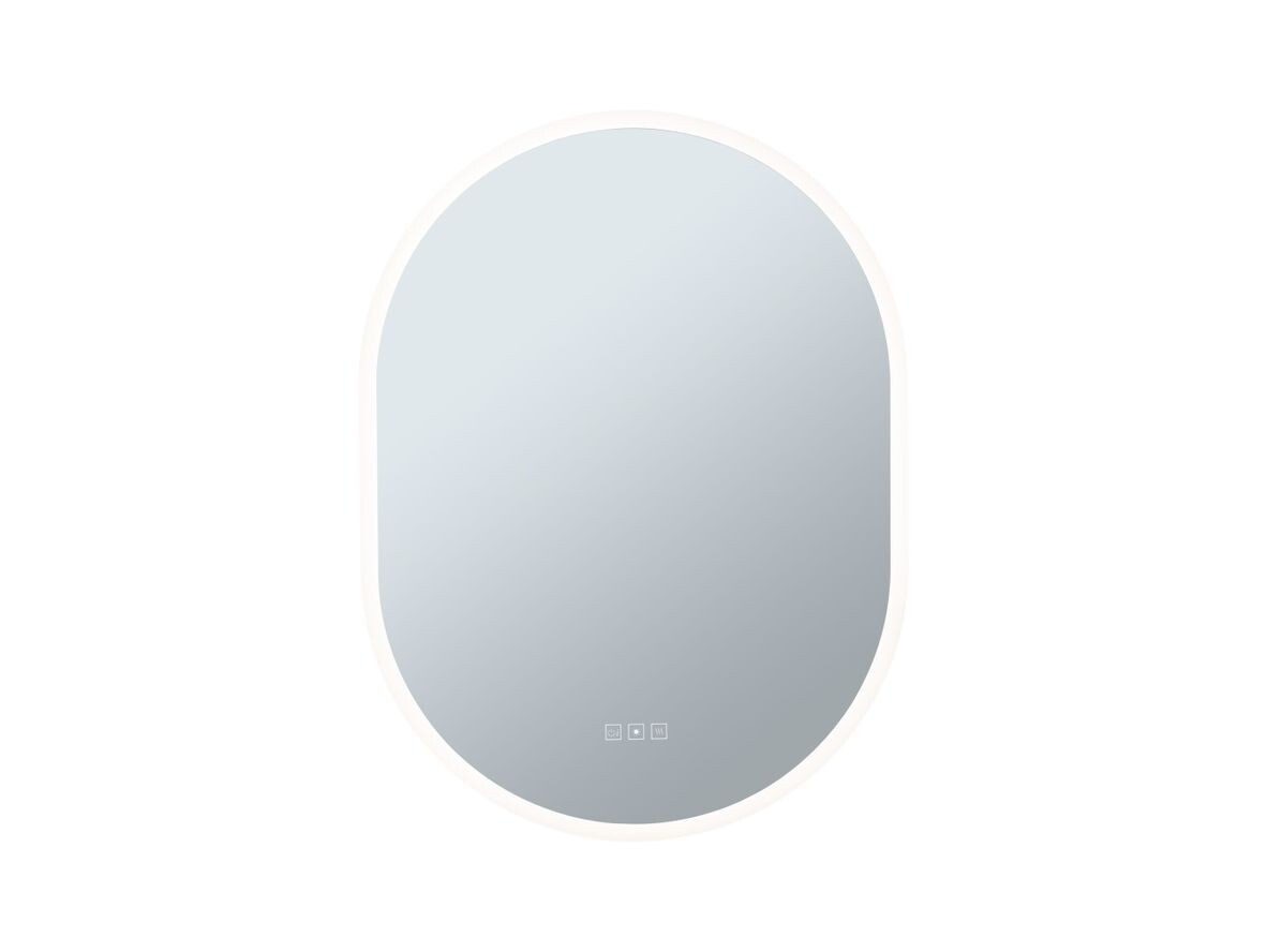 Paulmann - Mirra LED Illuminated Mirror IP44 Dim. Oval Mirror/White Paulmann