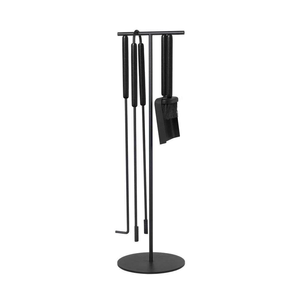 Ashi Fireplace Tool Set 5 pcs. Black - Blomus