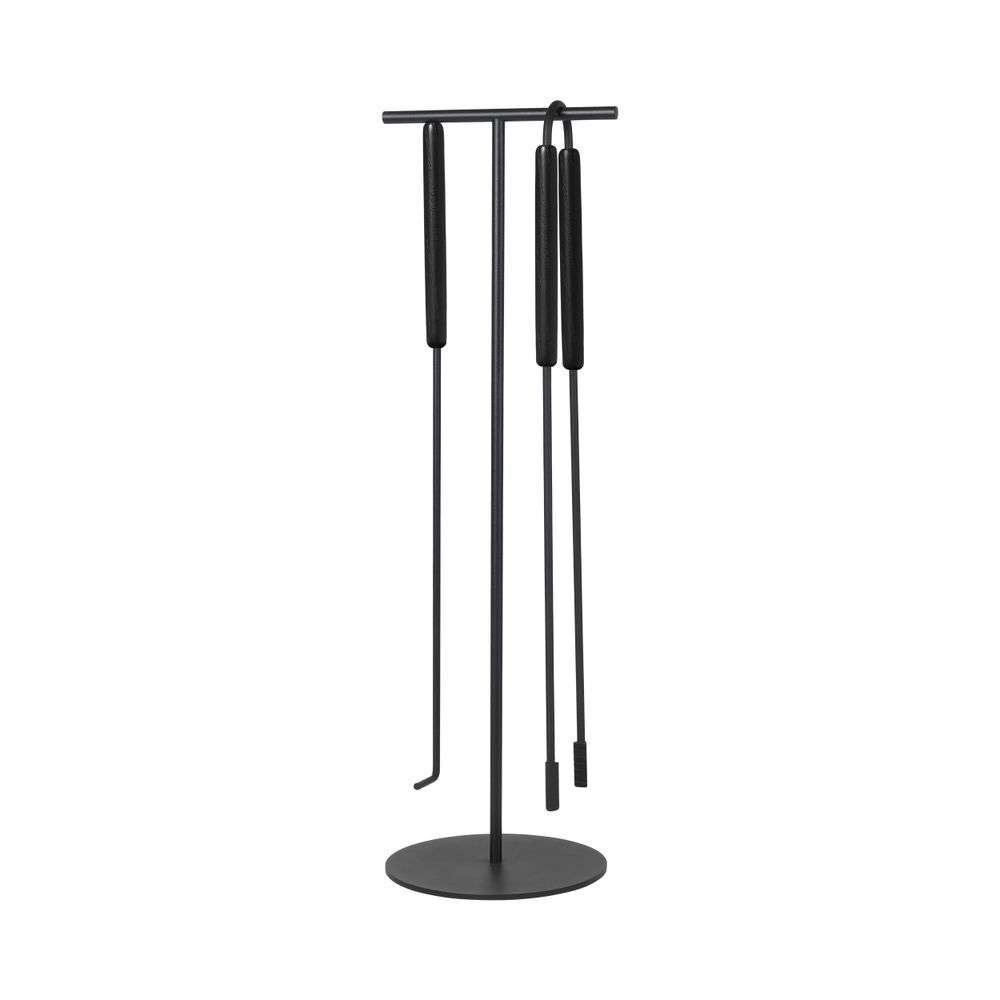 Ashi Fireplace Tool Set 3 pcs. Black - Blomus