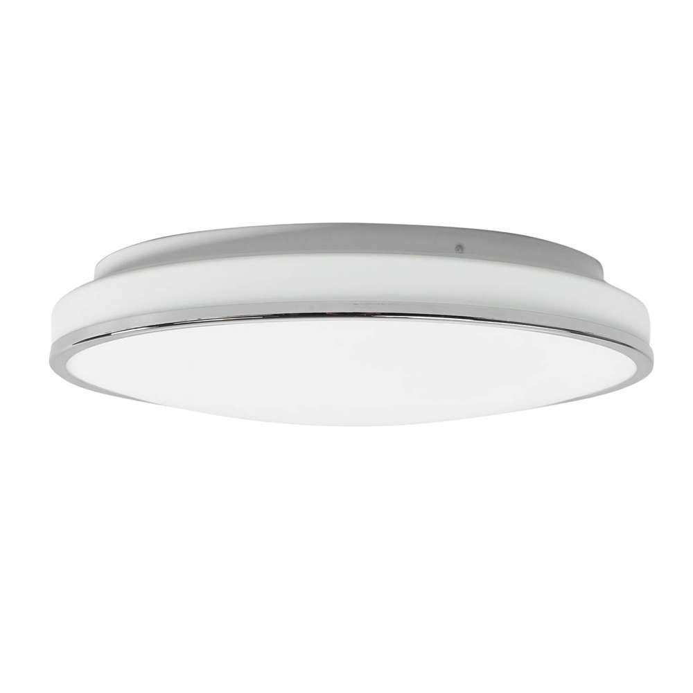 Lindby - Lyss Plafondlamp White/Chrome