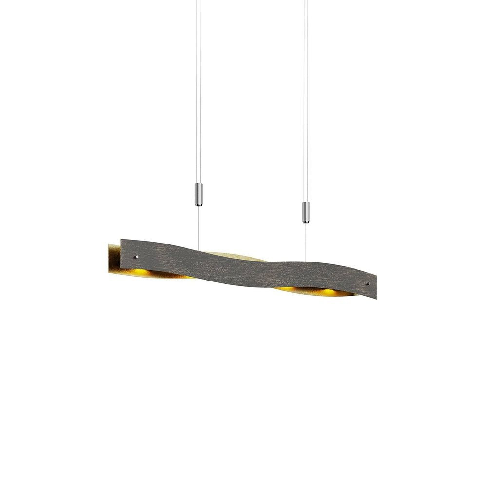 Ebu Hanglamp Black/Gold - Lucande