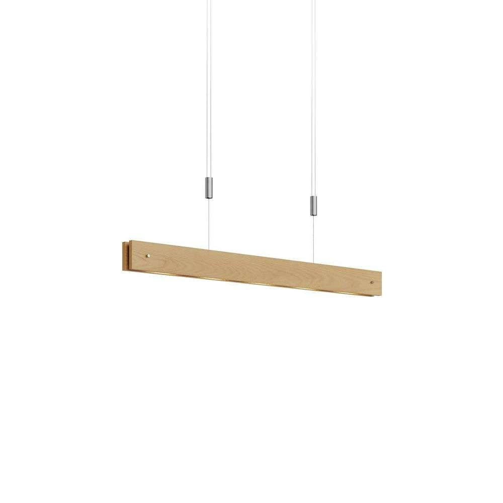 Lucande - Karinja Hanglamp Wood/Nickel