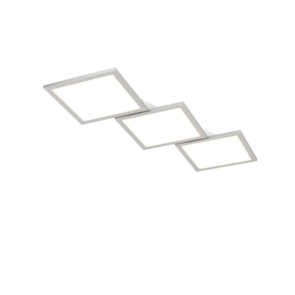 Lucande - Ilira 3 Plafondlamp White/Silver