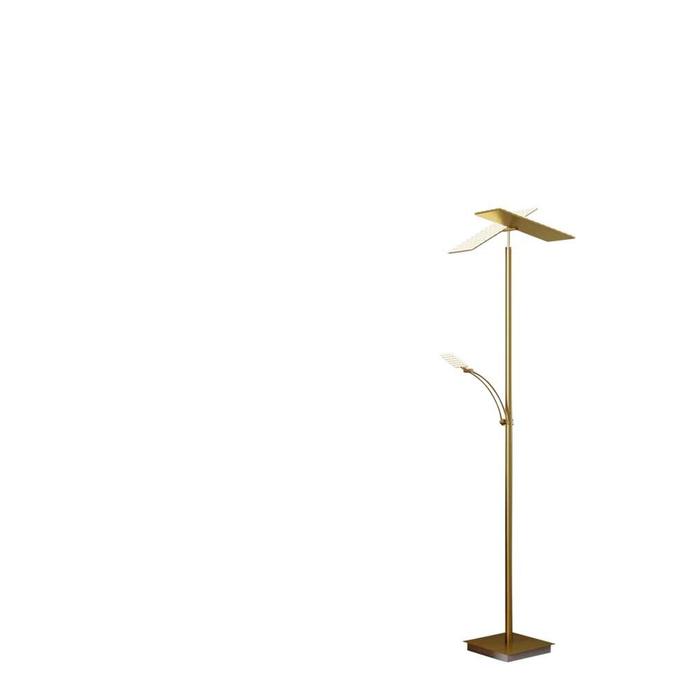 Lucande - Parthena LED Vloerlamp Brass