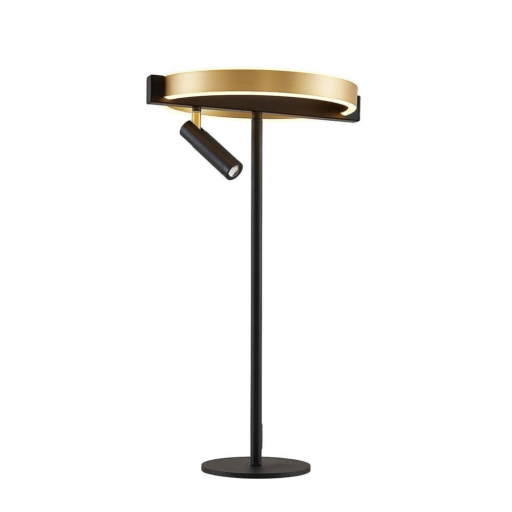 Lucande - Matwei LED Ring Taffellamp Brass Lucande