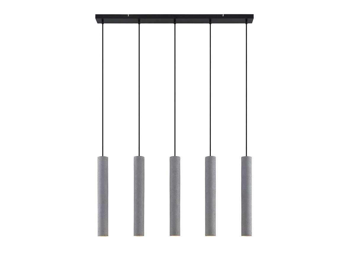 Lindby - Concretto 5 Hanglamp Concrete Lindby
