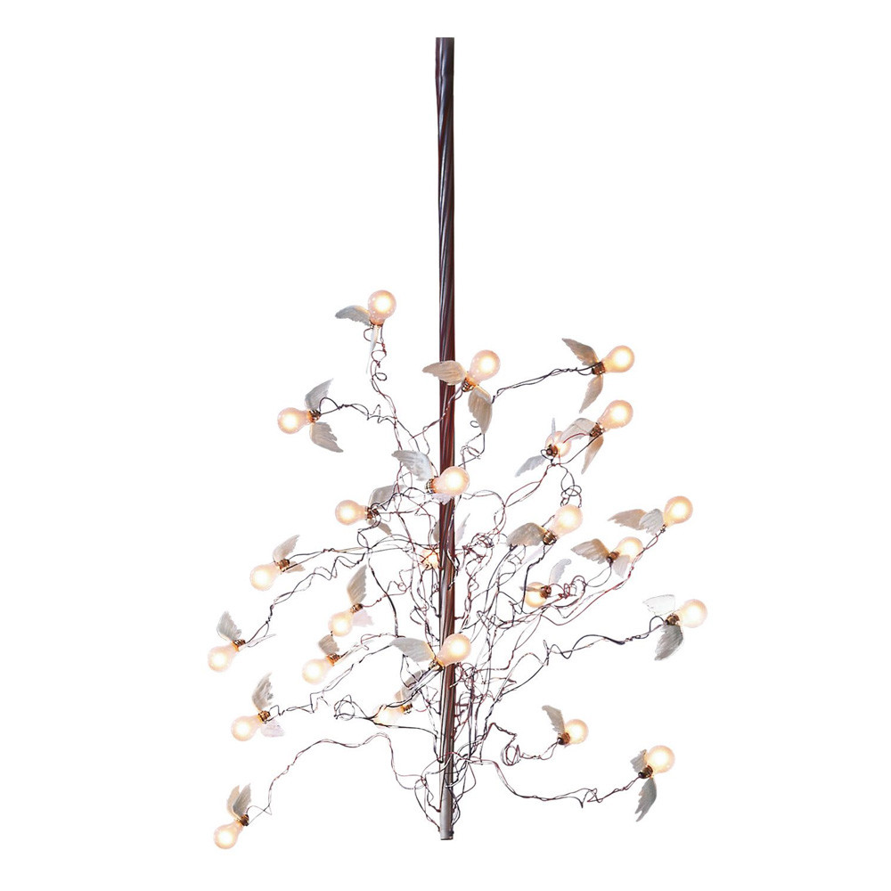 Ingo Maurer - Birds Birds Birds Hanglamp 190cm Transp. Kabel