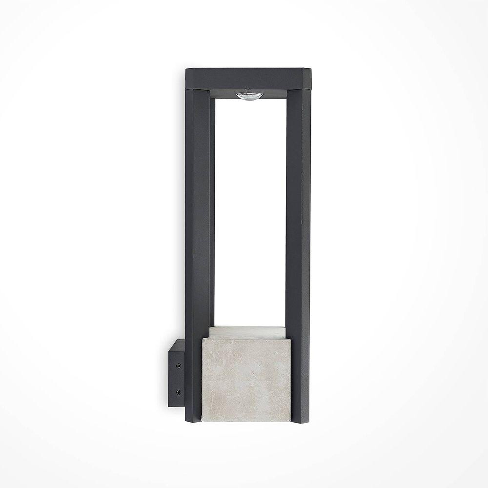 Kalisa LED BuitenWandlamp Dark Grey - Lucande