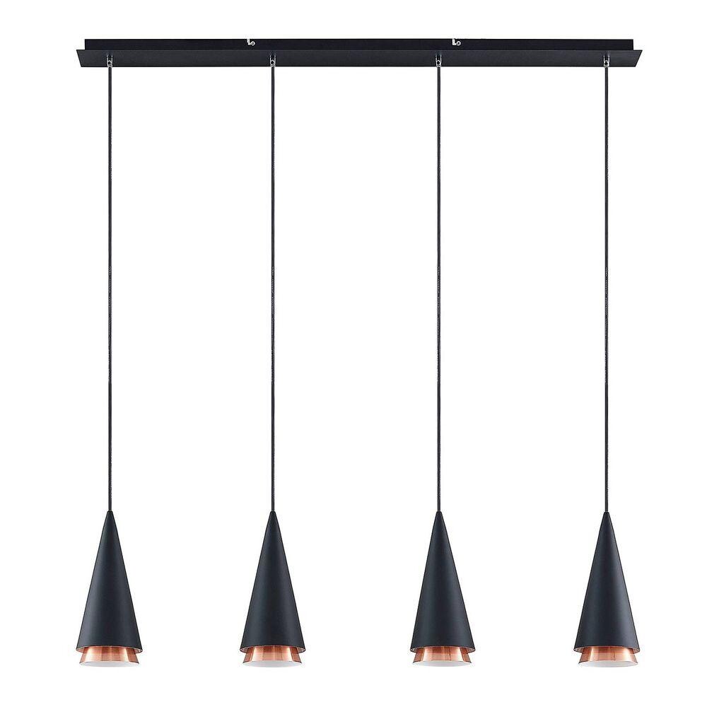 Lucande - Naoh 4 Hanglamp Black