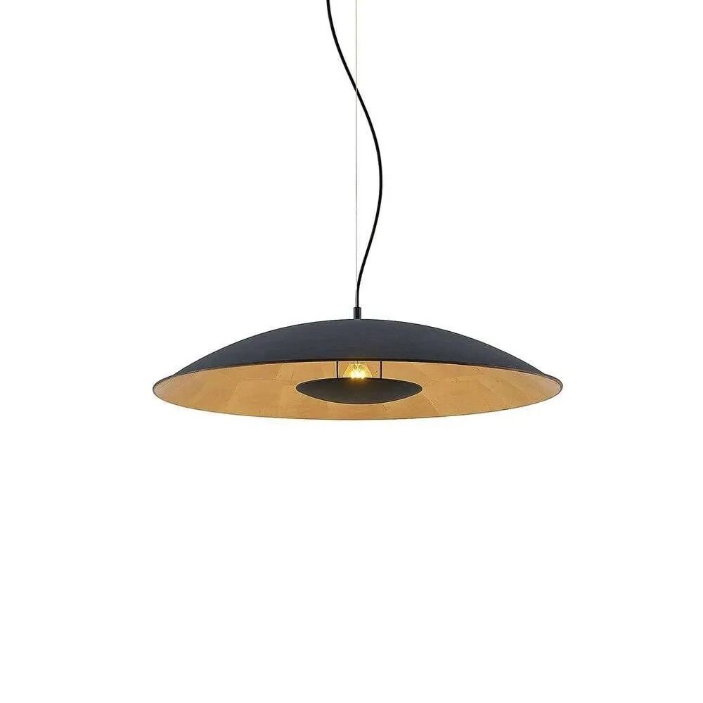 Narisara Hanglamp Ø80 Black/Gold - Lindby