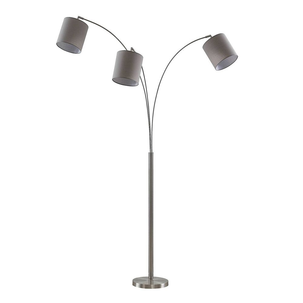 Nanika Vloerlamp Nickel/Taupe - Lindby