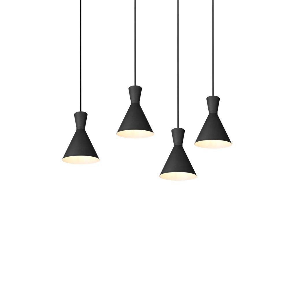 Lindby - Savrini 4 Hanglamp Black