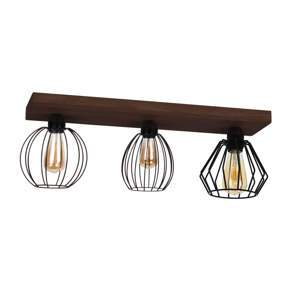 Envostar - Various 3 Plafondlamp Dark Pine Wood