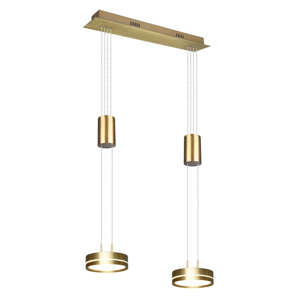 Lindby - Eilika 2 Hanglamp Brass Lindby