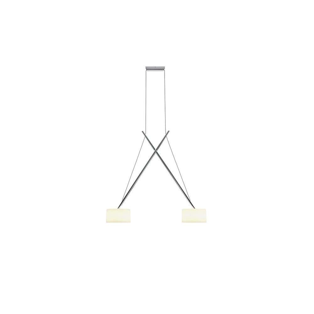 Serien Lighting - Twin LED Hanglamp Chrome/Glass