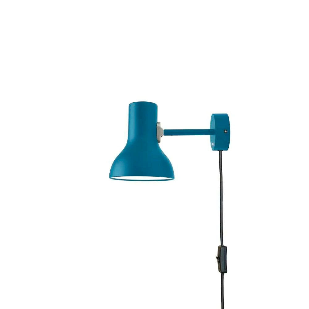 Anglepoise - Type 75 Mini Wandlamp w/cable Margaret Howell Edition Saxon Blue