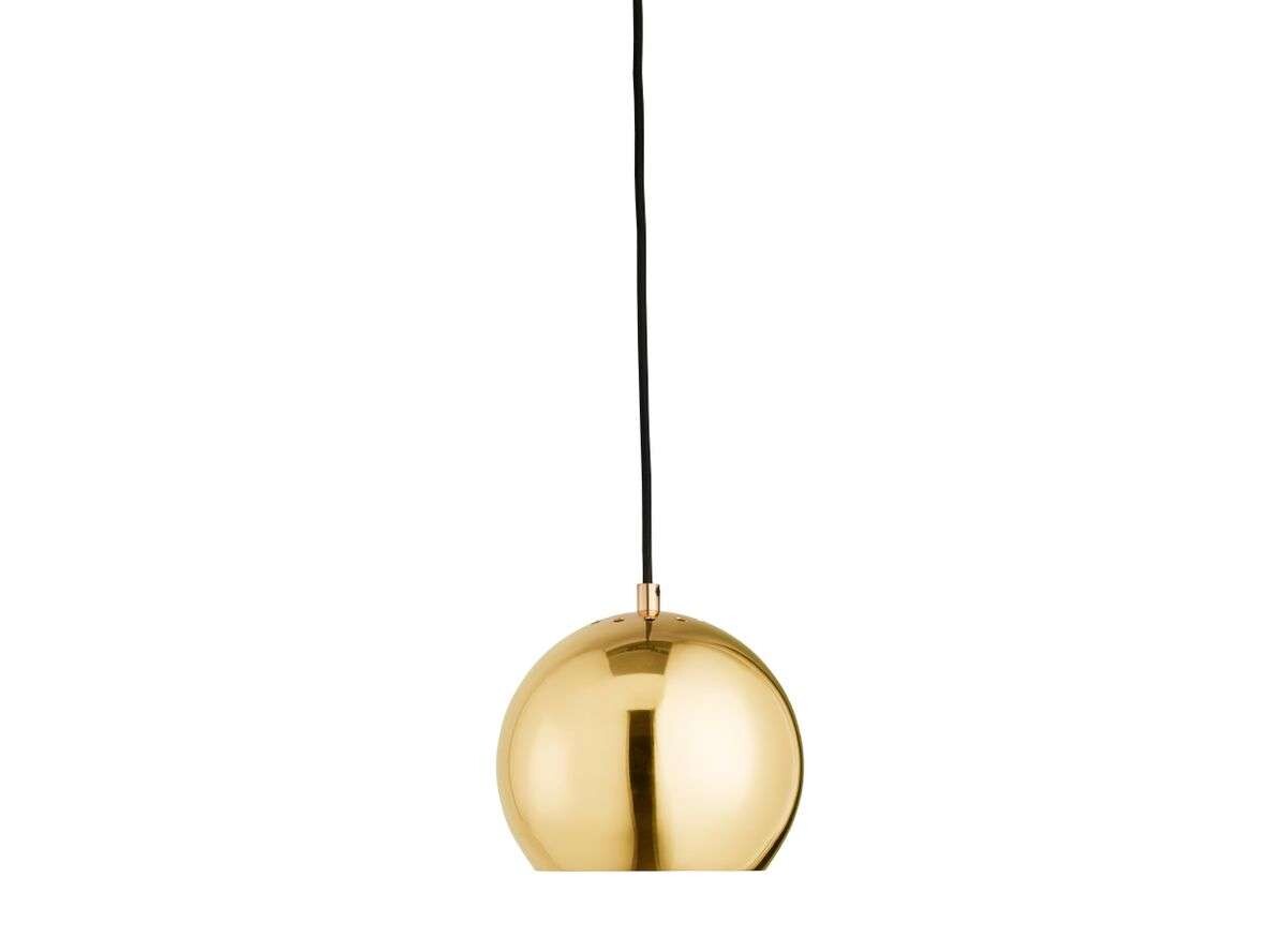 Frandsen - Ball Hanglamp Ø18 Solid Glossy Brass Frandsen