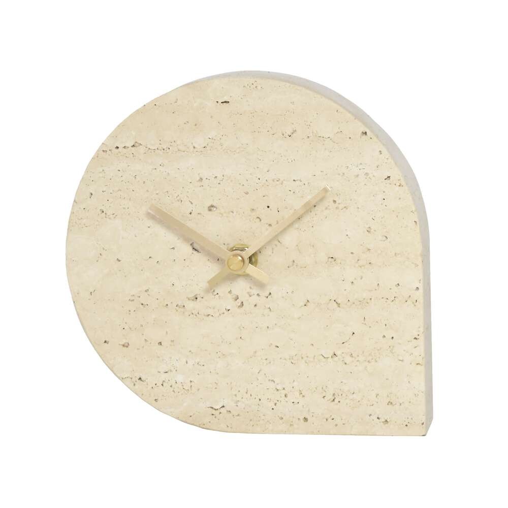 Stilla Clock Travertine - AYTM