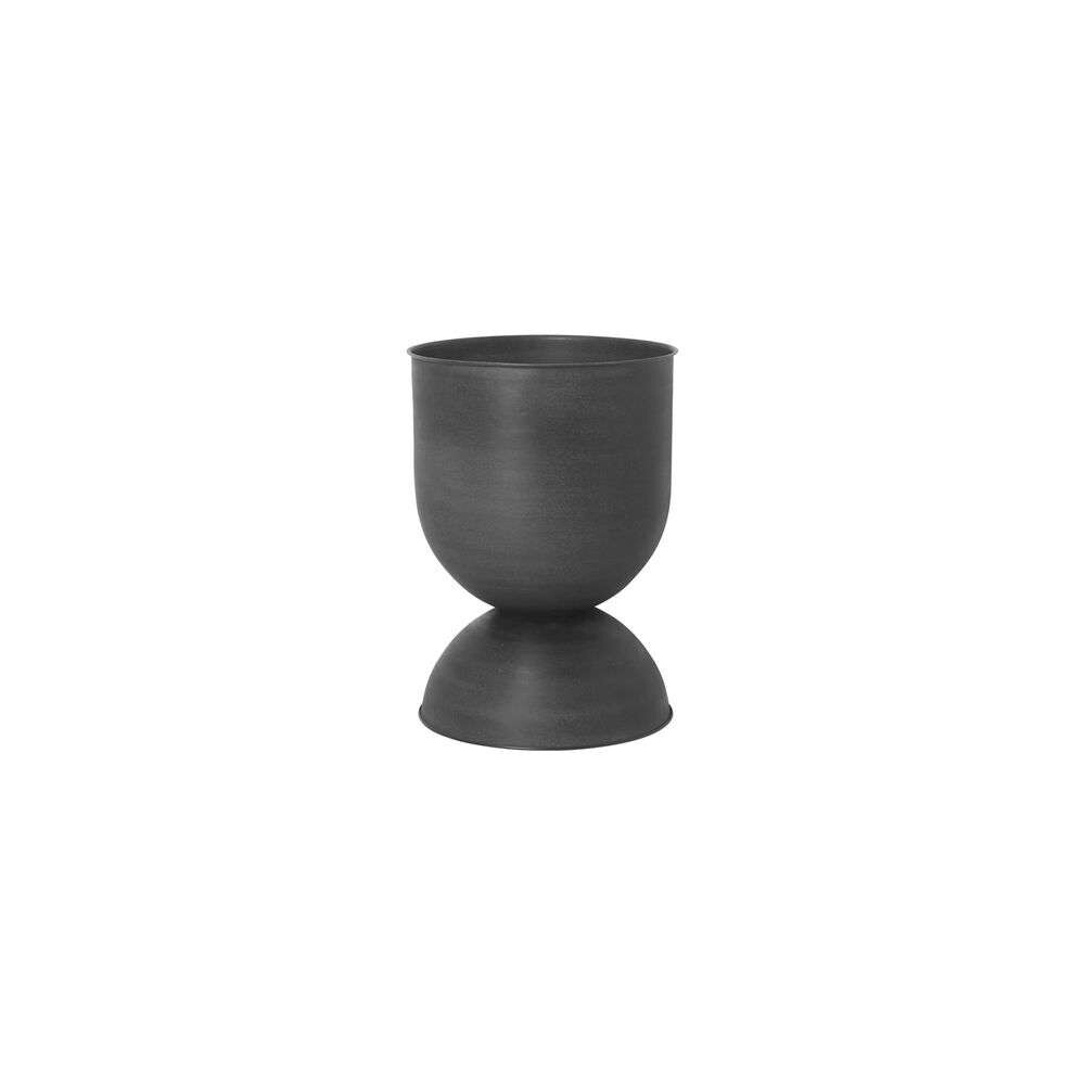 ferm LIVING - Hourglass Pot Medium Black ferm LIVING